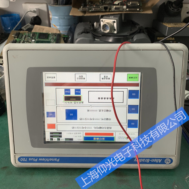 AB觸摸屏維修2711P-RDT12C觸摸屏開機進不了系統(tǒng)故障維修